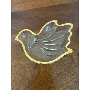 Vintage Mikasa Golden Dove Glass Dish.